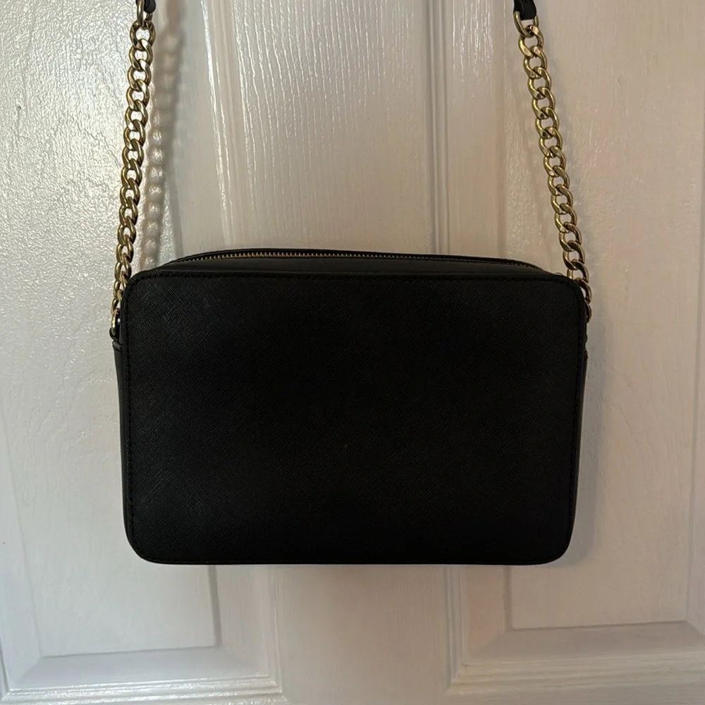 MICHAEL Michael Kors Jet Set Large Saffiano Leather Crossbody Bag - Picture 8 of 11